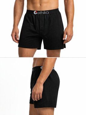 Ethika Men's Black The Alternate Slimmer fit Boxer Brief - Size 3XL - NWT